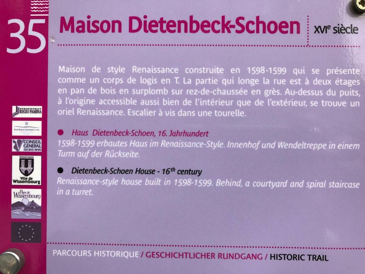 ויסמבור Maison Dietenbeck מראה חיצוני תמונה